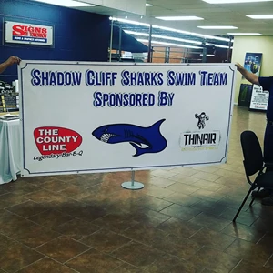 Shadow Cliff Sharks Banner