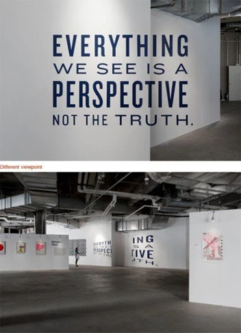 Interior wall graphics can really make a statement.  Liven up your office space with some inspirational sayings!