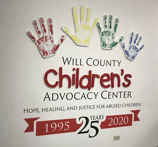 3D Sign at Will County Childrens Advocacy Center