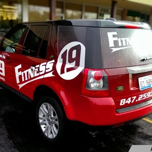 Vehicle Wrap for Fitness 19 in Arlington Heights, IL