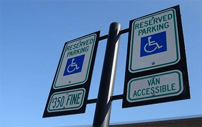 Governor Signs Bill To Modernize Parking Signs For People With Disabilities Reserved Parking Signs Parking Signs Symbols