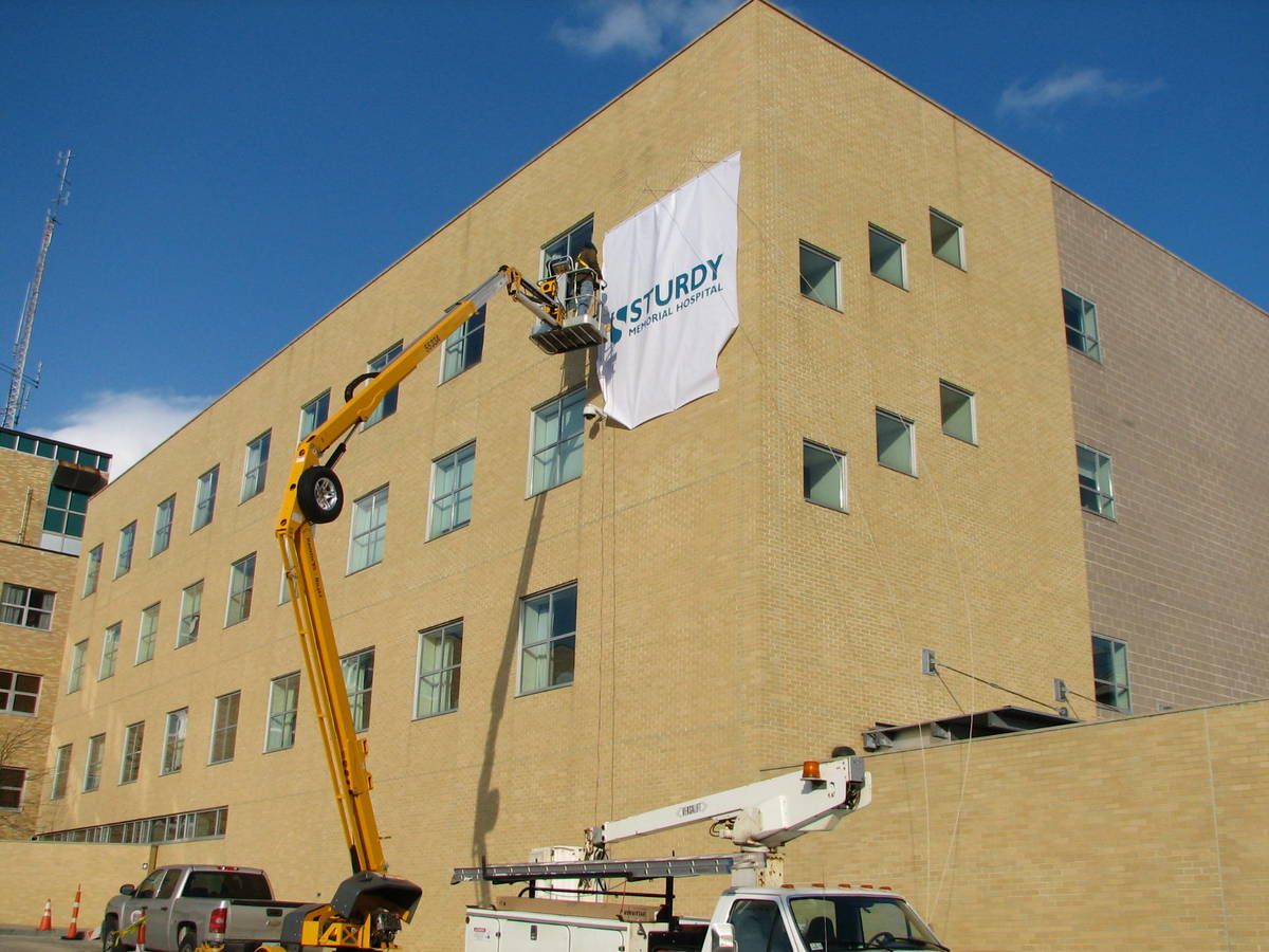 Signs By Tomorrow - Norton, Augat Foundation Patient Services Building