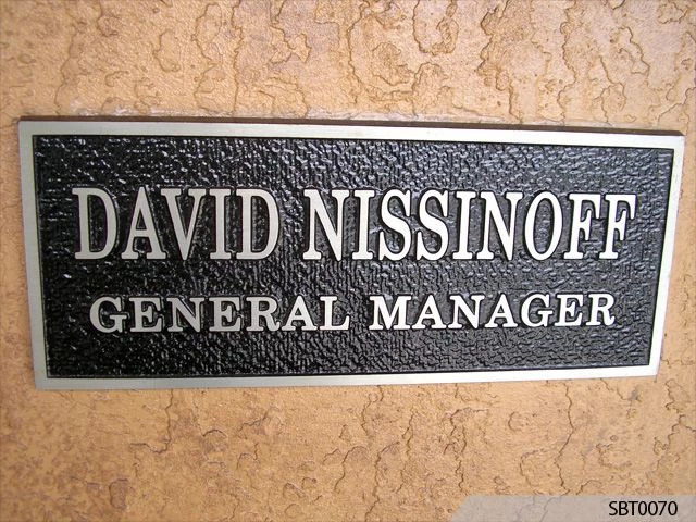 Cast Metal Plaques  Signs By Tomorrow Glendale